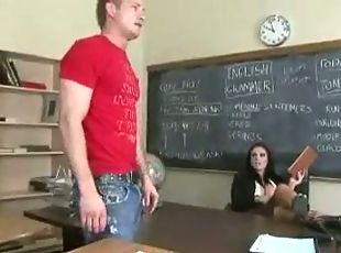 Slutty Teacher Fucks During Detention