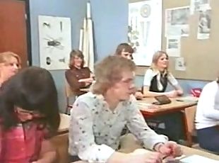 Vintage. Lesson in lust. Orgy in classroom (Camaster)